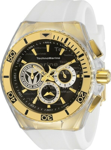Reloj Hombre Technomarine Cruise Dorado Dial Negro 118126