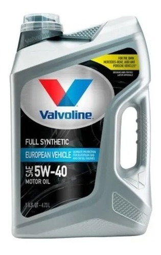 Aceite Valvoline 5w40 Advanced Sintético X 4.73 L