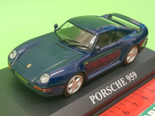 Ixo 1/43  Porsche 959 Coupe 2.0 Azul 1986