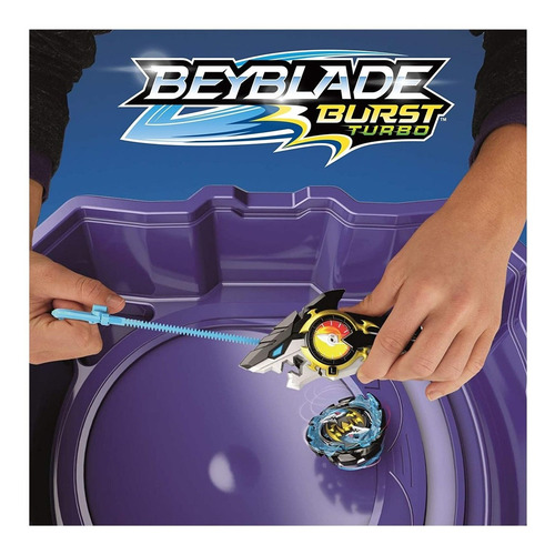 Imagem 10 de 11 de Arena Beystadium Beyblade Lançador Riptide Blast Set Hasbro
