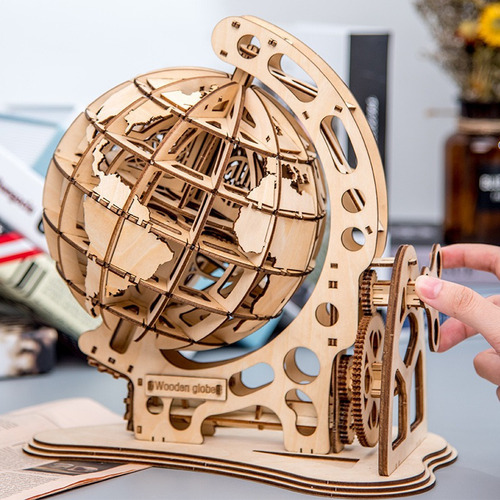 Juego De Rompecabezas 3d Con Forma De Globo Terráqueo De Mad