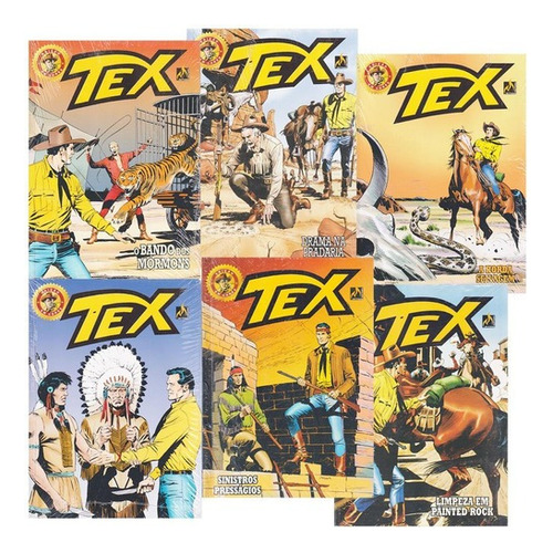Hq Tex Em Cores Quadrinhos Faroeste Western Sequência