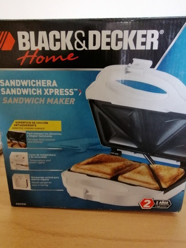 Sandwichera Black&decker Modelo G605w