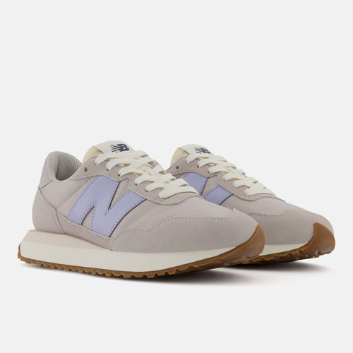 Zapatillas New Balance Ws 237 Gb Gris - Lila