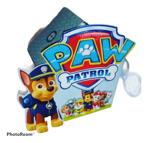 Cotillón Paw Patrol. Cajitas. Disney. Cumpleaños Infantiles.