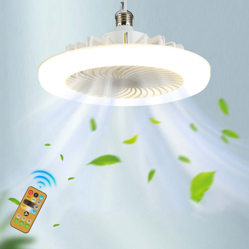 Ventilador De Techo K Con Luces, Lámpara De Ventilador Cerra