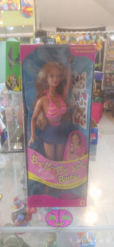 Mattel Barbie, Butterfly Tattoo Art Barbie (Usado)