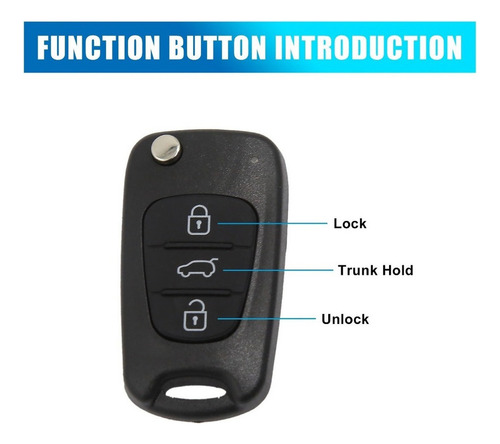 Carcasa Llave Control Para Kia Rondo Sportage Soul Rio