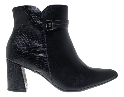 Botinetas Piccadilly Mujer Stilettos Botas Taco Ancho 745209