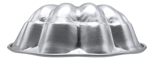 Molde Para Gelatina De Aluminio, Forma De Concha, 24x8.5cm Color Gris