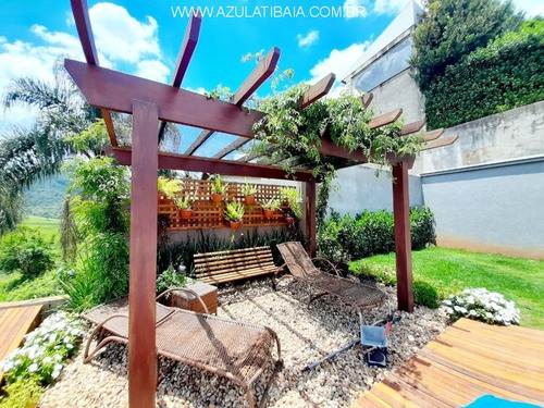 Linda Casa Condomínio Osato, Atibaia Área Nobre, Casas De Alto Padrão, Próximo Ao Centro Da Cidade. Portaria, Rondas ... - Ca01079 - 68780811