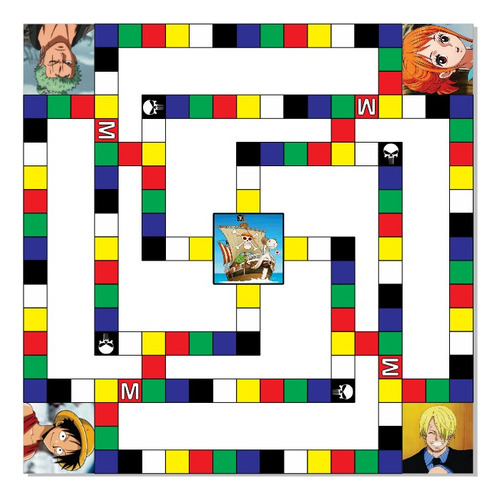 Jogo De Aliado One Piece Jogo De Tabuleiro