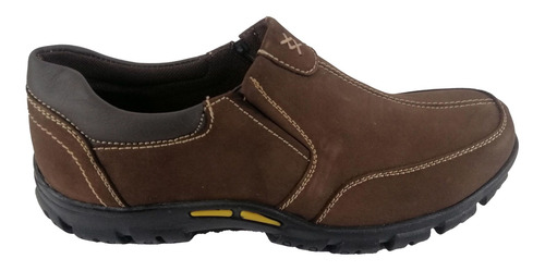 Imagen 3 de 4 de Zapatos De Hombre Cuero A212 Marron