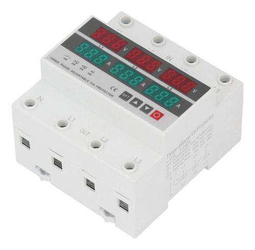 Protetor De Sobretensão Trifásico Din Rail Automatic