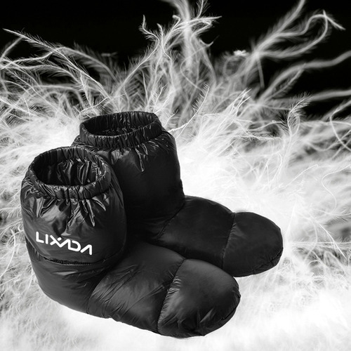 Botines De Plumón Para Acampar En Invierno, Ultraligeros, Re