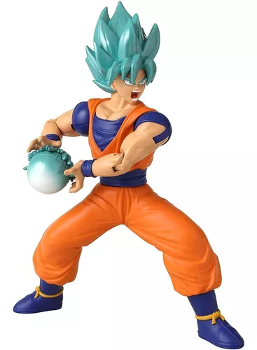 Boneco Goku Super Saiyan Dragon Ball Super 16cm F0099-5 Fun