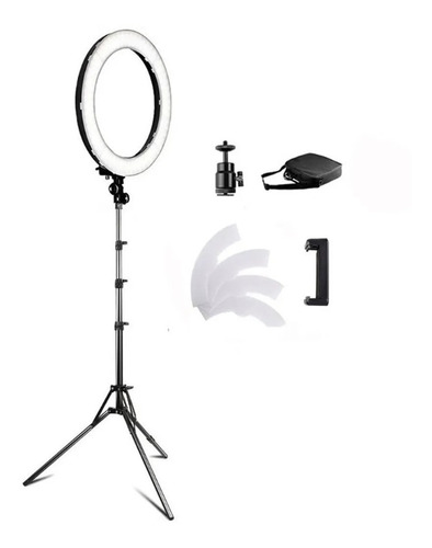 Ring Light Arco De Led Selfie P/ Lives Alta Potencia 35 Cm