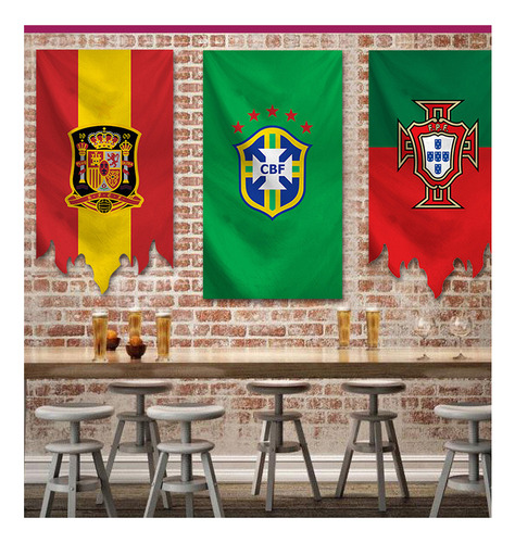 Bandera Banderín Selección Holandesa Futbol Naranja Mecanica