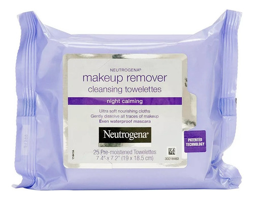Toallitas Desmaquillantes Neutrogena Night Calming 25 Unid