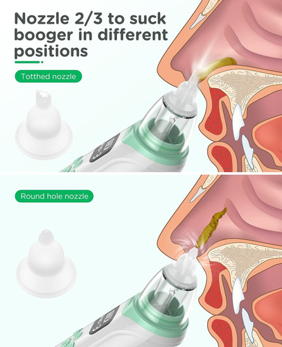 Aspirador Nasal Para O Muco Elétrico Do Limpador Do Nariz Do