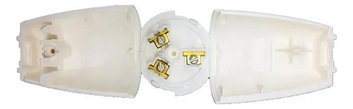 Plugue Pino Macho 3pchatos 20a P/ar Condicionado 650683 Pial Cor Branco