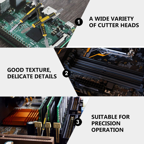 Xiaery Juego De 6 Piezas For Reparar Teléfonos Con Pinzas Y