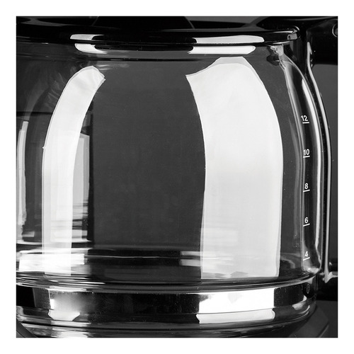Imagen 3 de 3 de Cafetera Thomas TH-138I ECA-TH138 semi automática negra y inox de filtro
