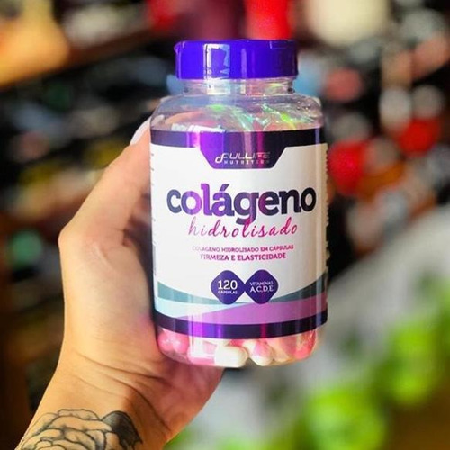 Kit Colageno Hidrolisado 360 Capsulas Fullife Nutrition Sabor Natural