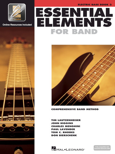Essential Elements For Band, Electric Bass Book 2: Comprehen