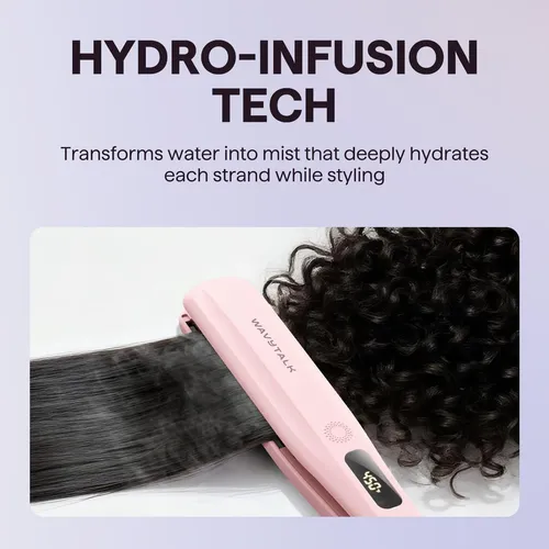 Alisador De Cabelo A Vapor Zz Wavytalk, Steam Sesh, Steam