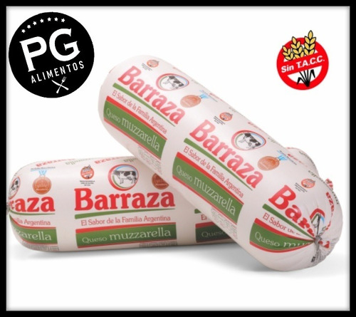 Mozzarella Barraza Plancha Cilindro