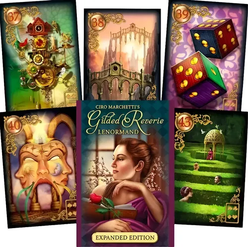 趣味・スポーツ・実用 Gilded Reverie Lenormand Gilded Reverie Lenormand Expanded Edition Baralho Cigano