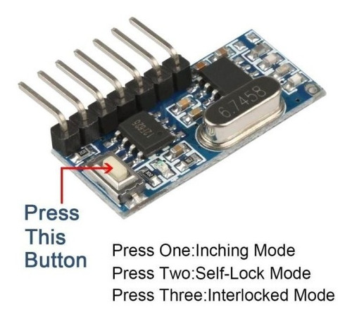 Modulo Receptor Rx480-e4 433mhz Con Aprendizaje