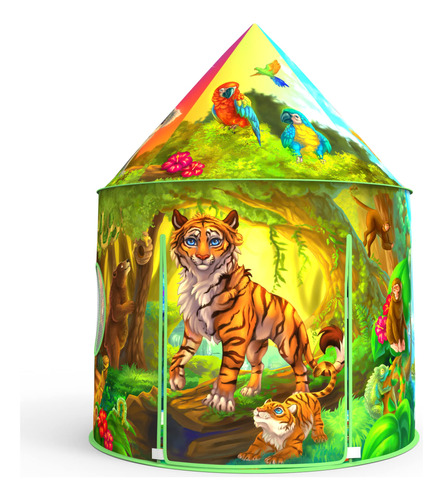 Impirilux Jungle Kids Play Tent Playhouse | Fuerte Desplegab