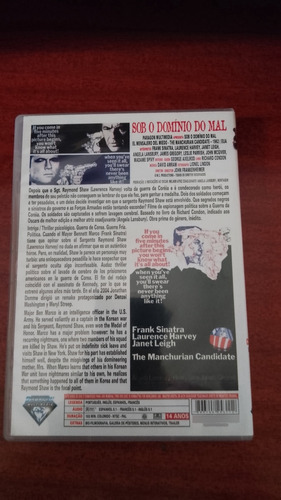 Dvd Sob O Domínio Do Mal (frank Sinatra)