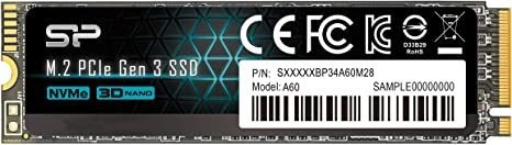 Silicon Power Pcie Gen 3x4 Y A55, A60. 1 Tb