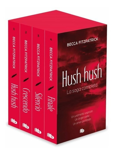 Estuche Libros Hush Hush [ Saga Completa ] Becca Fitzpatrick