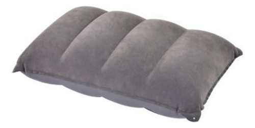Set De 2 Colchones Inflables 1 Plaza+ 2 Almohadas + Inflador Color Gris