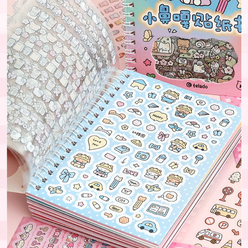 Lindo Libro De Pegatinas Decorativas De Kpop, Papel Washi, D