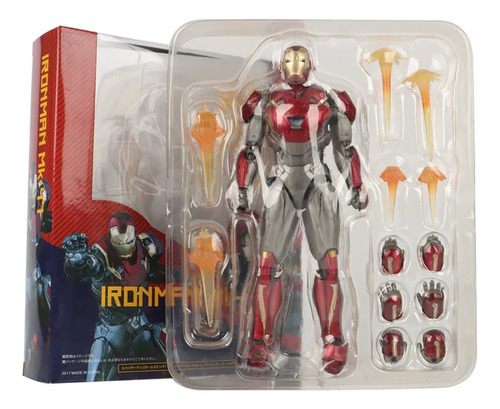 Colección De Modelos De Figuras De Acción Shf Iron Man Mk47