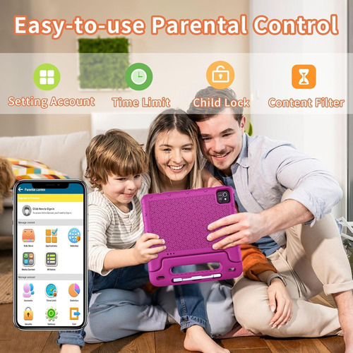 Tableta «kids Tablet Android 10 De 64 Gb Con Doble Cámara P