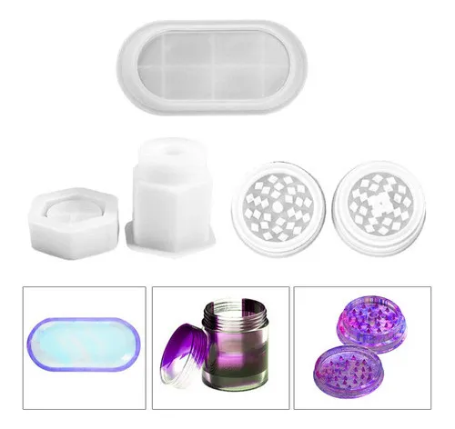 Molde De Resina Para Molinillo Transparente - Molde De
