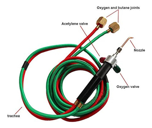 Antorcha Micro Mini Gas Para Soldadura Con 5 Puntas Intercam