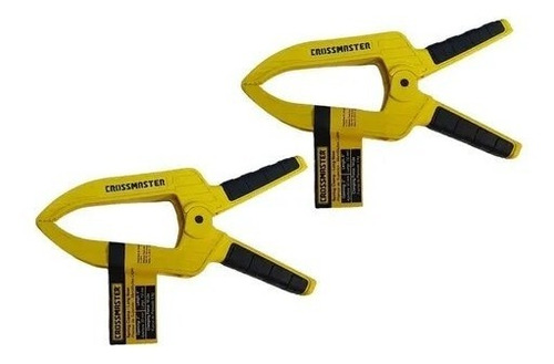 Set 2 Prensas Sujecion Plastica 6 Kg Crossmaster 150 Mm