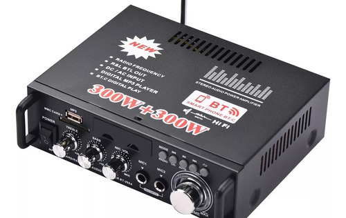 Amplificador De Potencia D/audio D/12v/110v 300w+300w P/auto