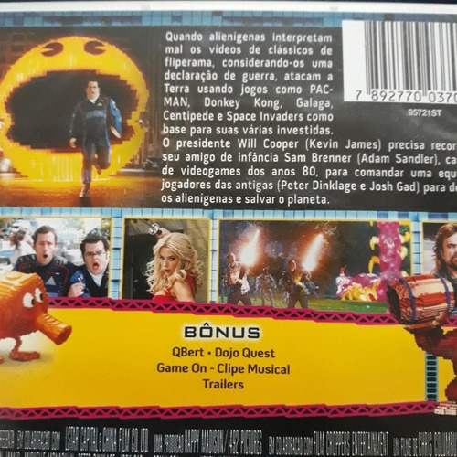 Pixels Dvd Original / Adam Sandler