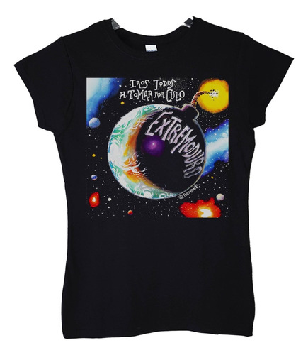 Polera Mujer Extremoduro Iros Todos A Tom N Rock Abominatron