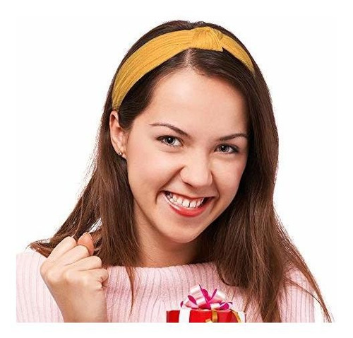 Siquk 18 Unidades Diadema Nudo Turbante Diademas Diadema Anc