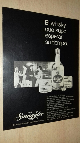 P92 Clipping Publicidad Whisky Old Smuggler Año 1978