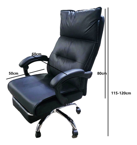 Silla Escritorio Oficina Ejecutiva Reclinable Reposapies